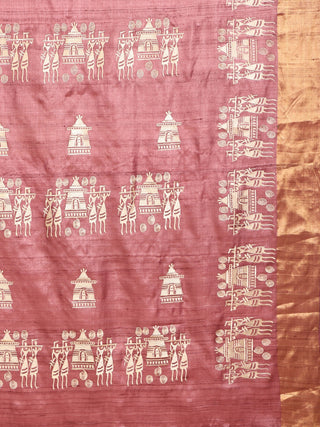 Kosakari “Mrinalini” – Pure Kosa Silk Embroidery Saree