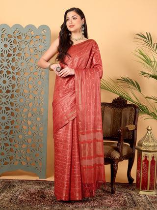 Kosakari “Arunika” – Pure Kosa Silk Handwoven Buti Saree