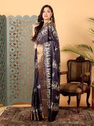 Kosakari “Nayantara” – Pure Kosa Silk Godna Art Saree