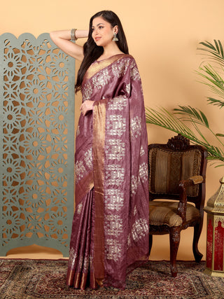 Kosakari “Mrinalini” – Pure Kosa Silk Embroidery Saree