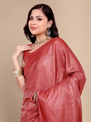 Kosakari “Padmaraga” – Pure Kosa Silk Handwoven Motif Saree
