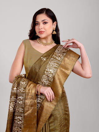 Kosakari “Haripriya” – Pure Kosa Silk Embroidery Saree