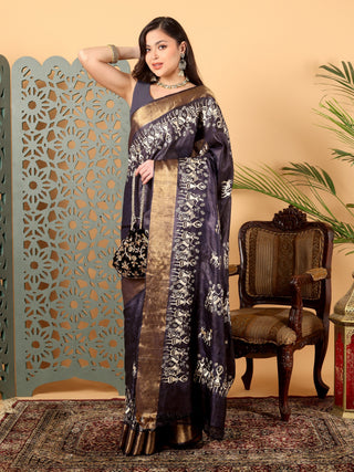 Kosakari “Nayantara” – Pure Kosa Silk Godna Art Saree